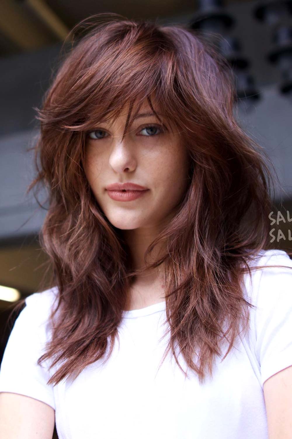 Thick Messy Bangs And Long Haircuts