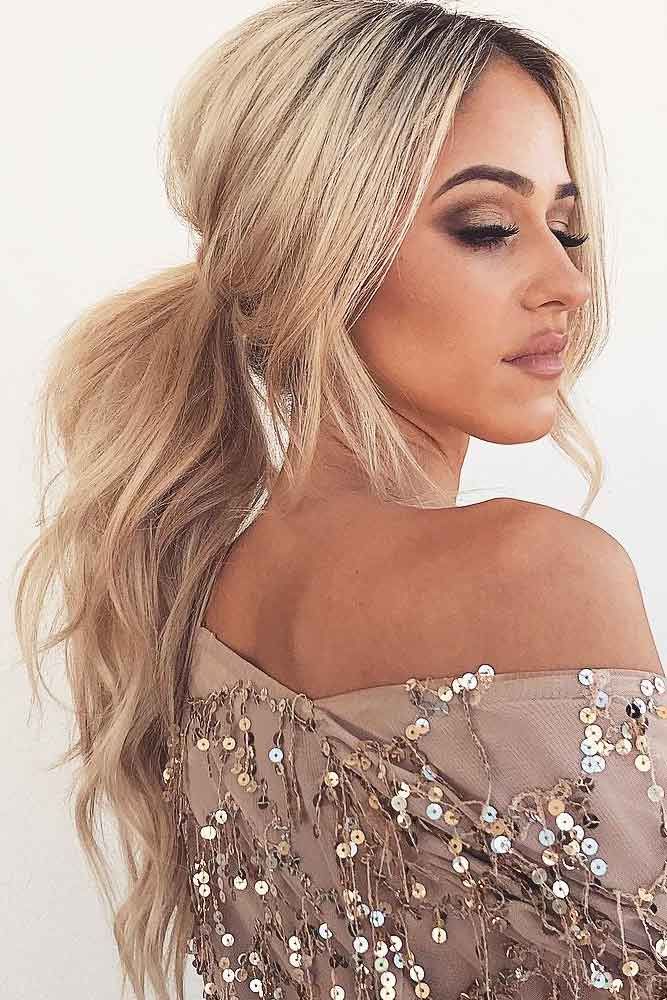 Wavy Ponytails #ponytails #updo