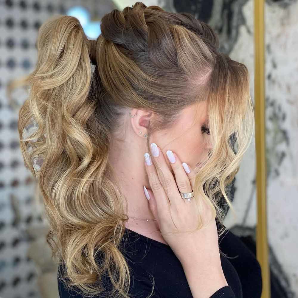 Rope Braid Ponytail
