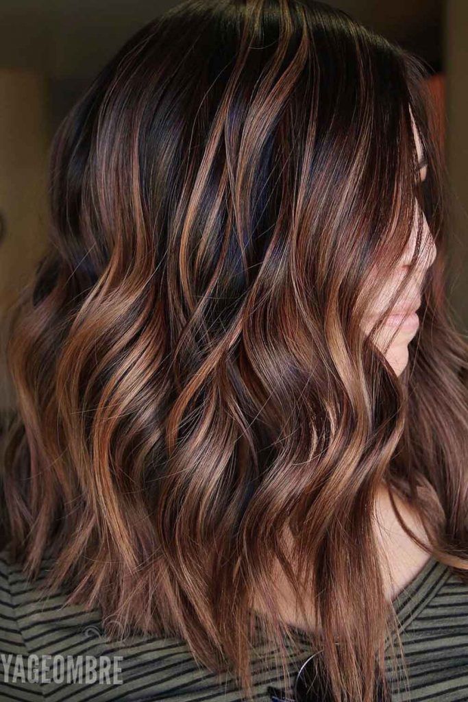 Dark Brown With Hints Of Auburn
