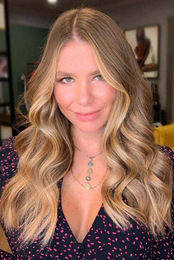 Golden Blonde Highlights
