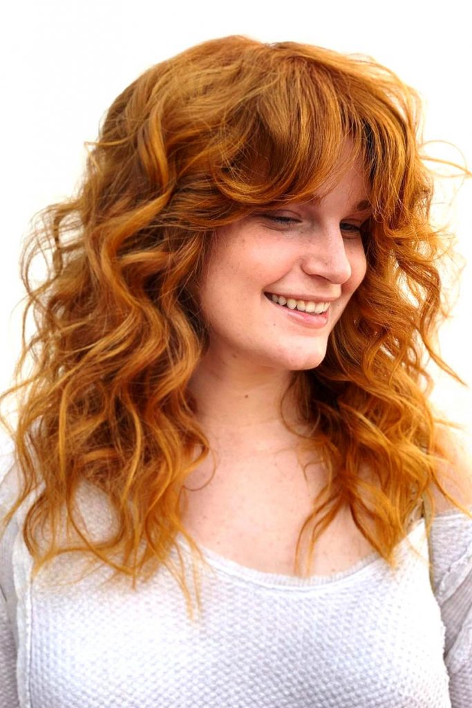 Butterfly Cut With Loose Waves
