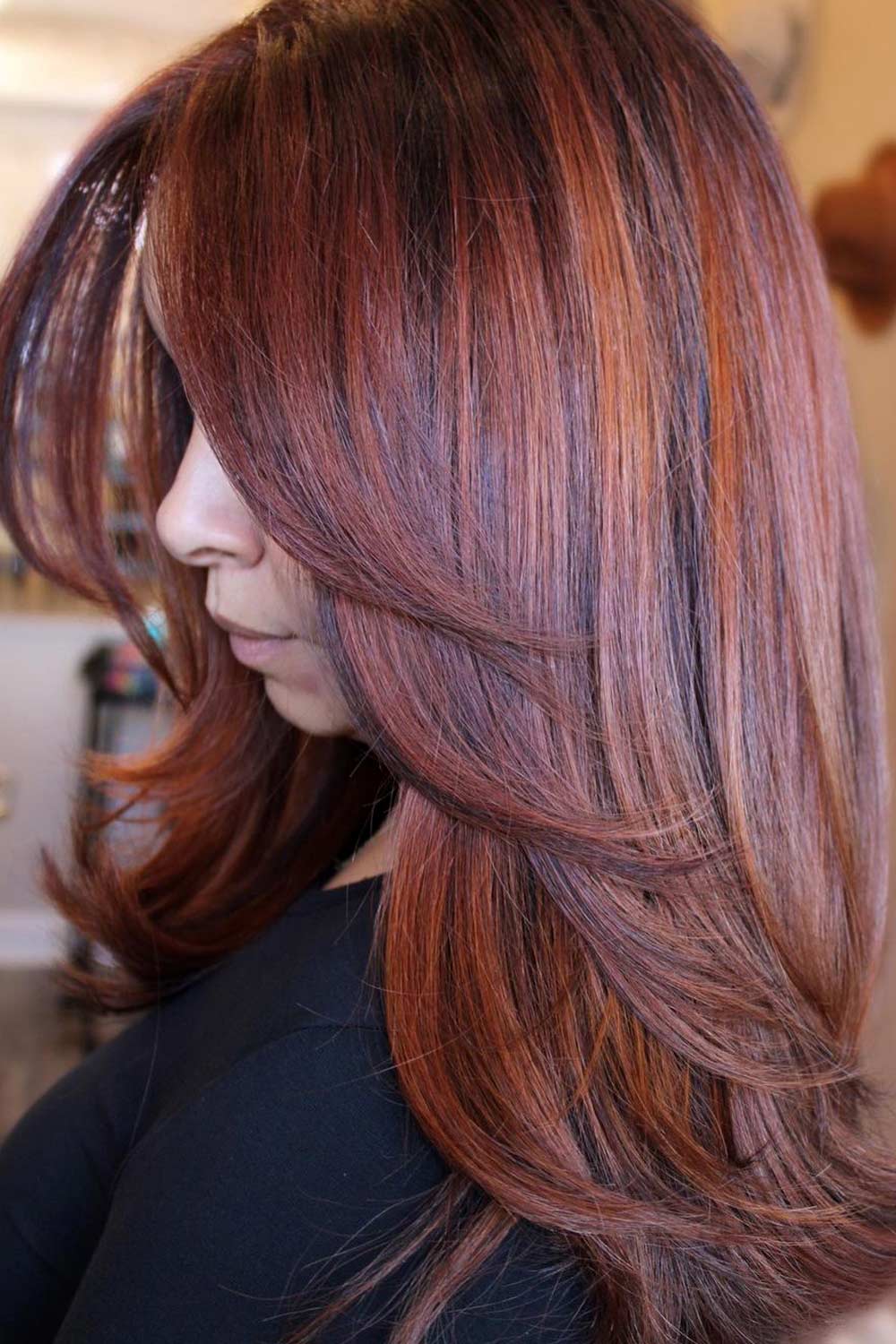 Deep Red Dimension Butterfly Hair