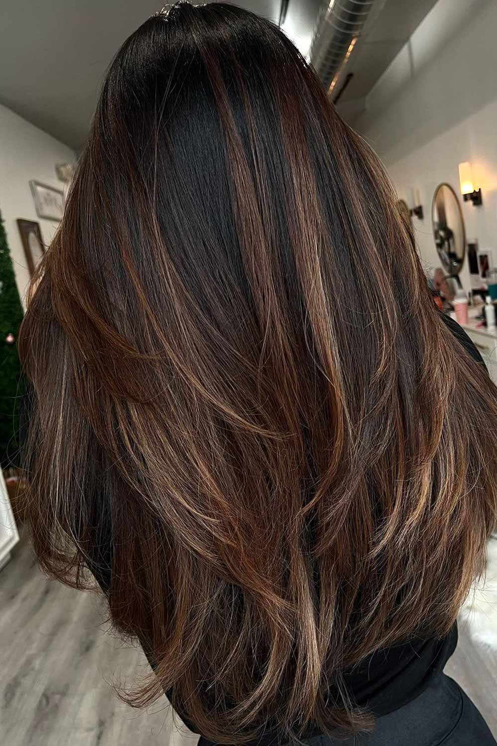 Butterfly Haircut on Extra Long Hair