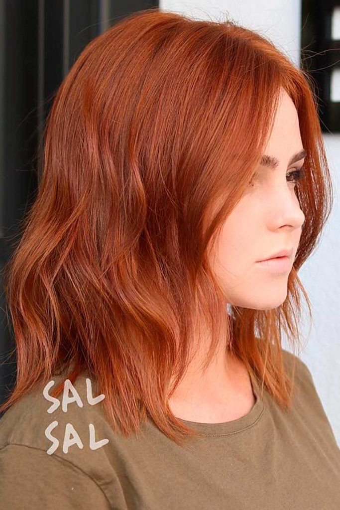 Golden Copper Hair with Warm Tones