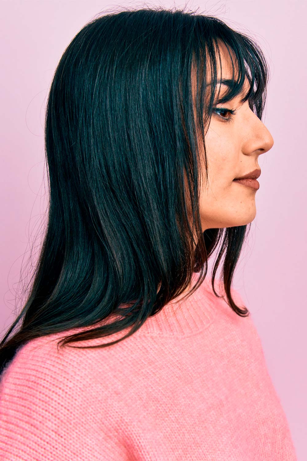 Wispy Bangs with Face Framing Fringe Hair