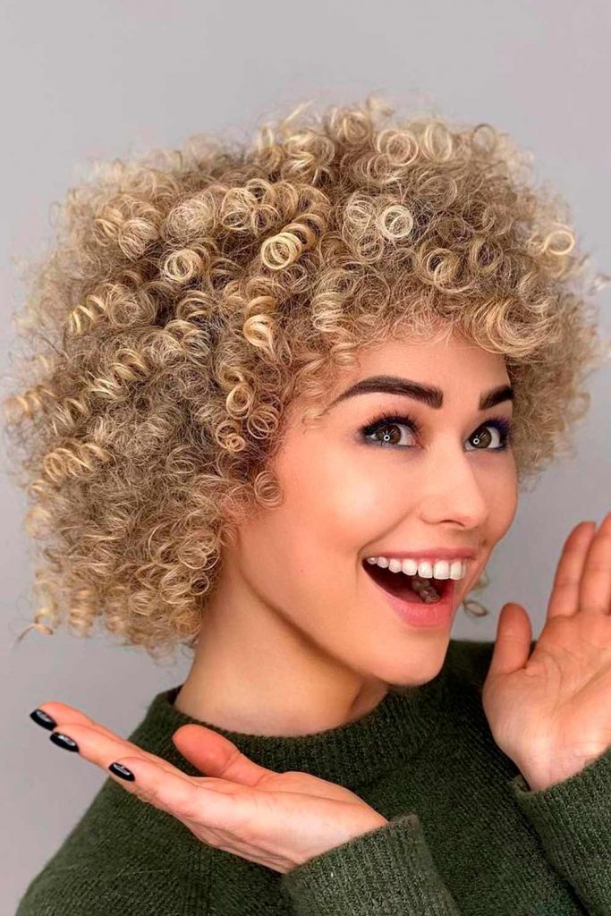 &ldquo;A la Afro&rdquo; Perm Curls For Fine Hair