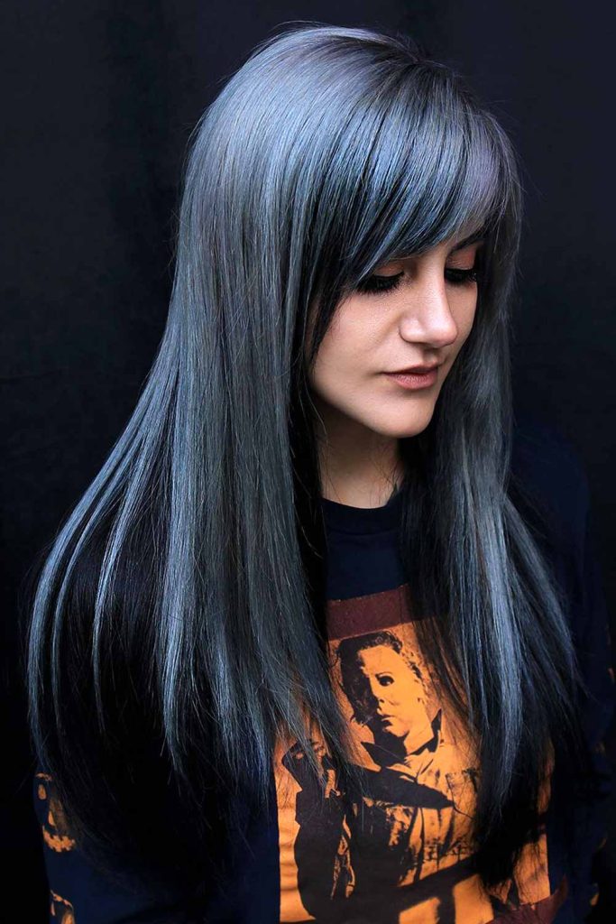 Peek-A-Boo Hairstyles #grayhairstyles #grayhair