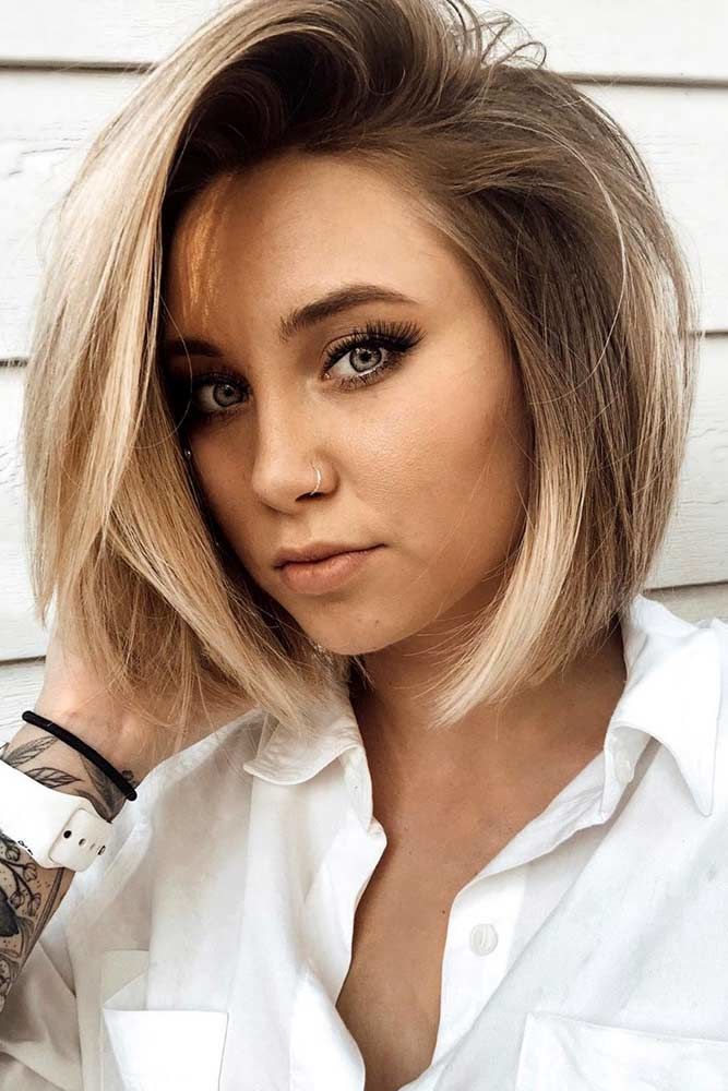 Medium Straight Blunt Bob