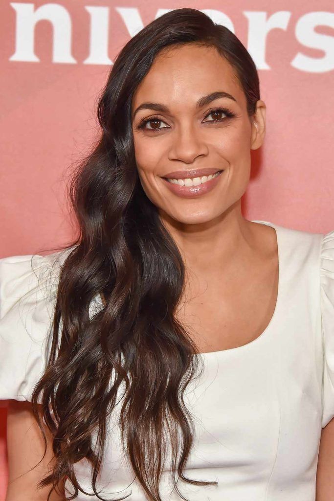 Rosario Dawson #haircutsforsquarefaces