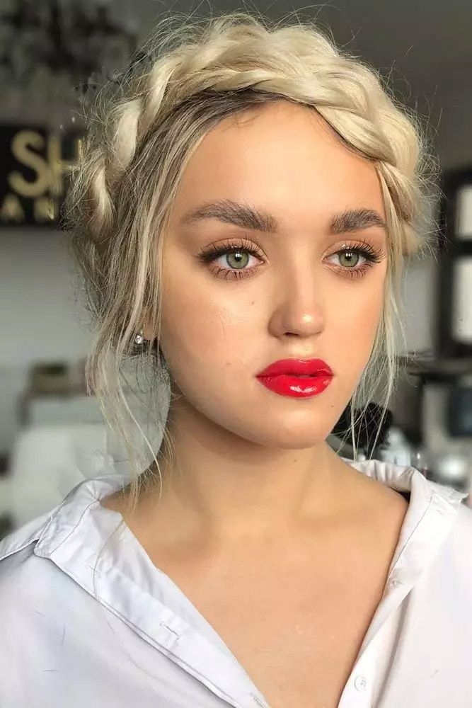 Updo Halo Braid 