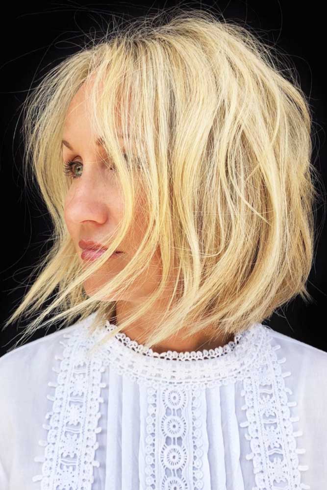 Short Layered Bob #layeredhair #bob