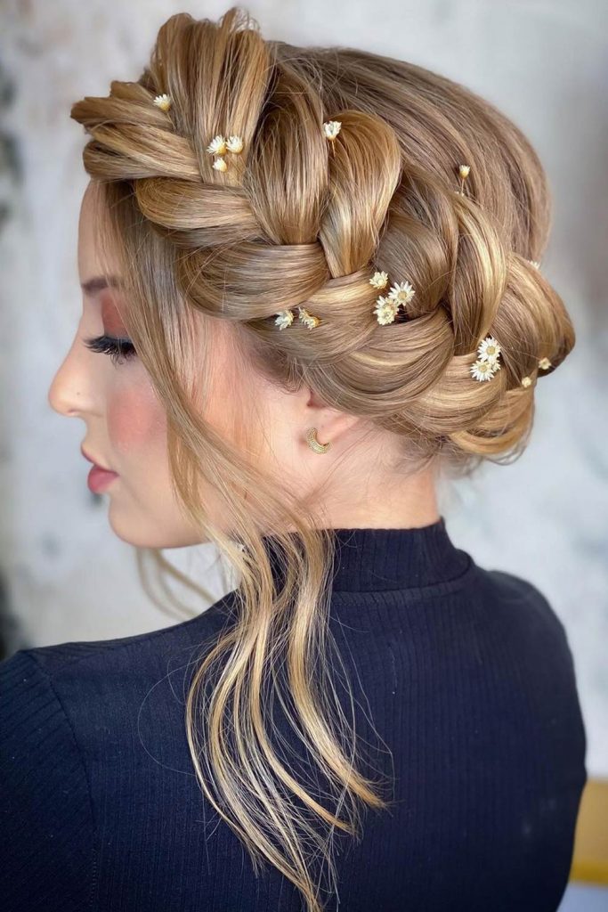 Volume Dutch Crown Braids