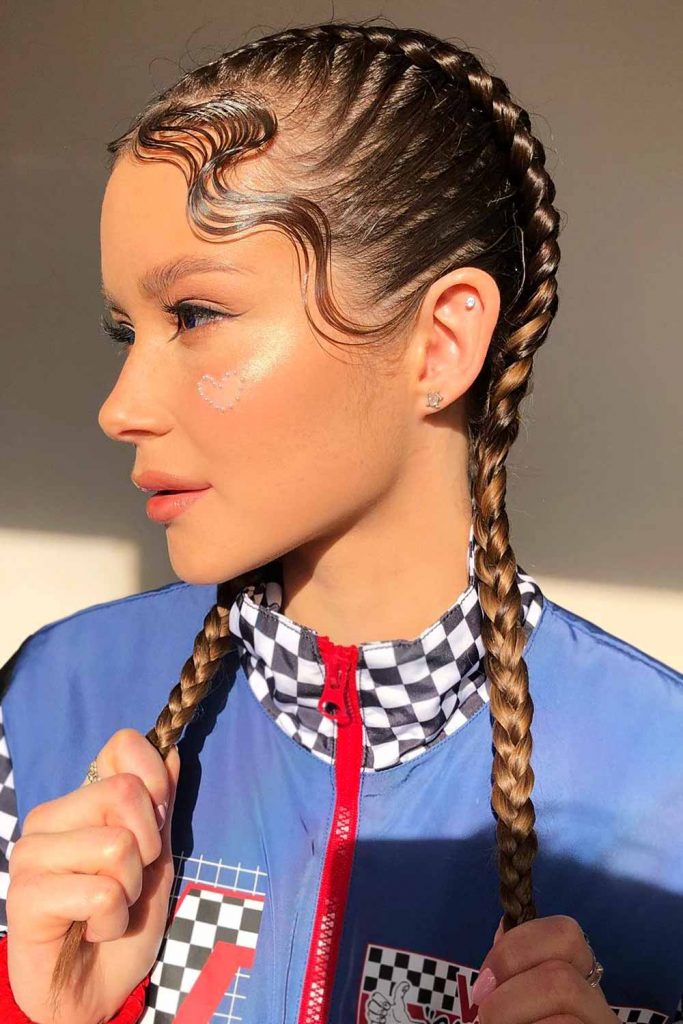 Double Dutch Braids #thinhairstyles #thinhair #hairstyles