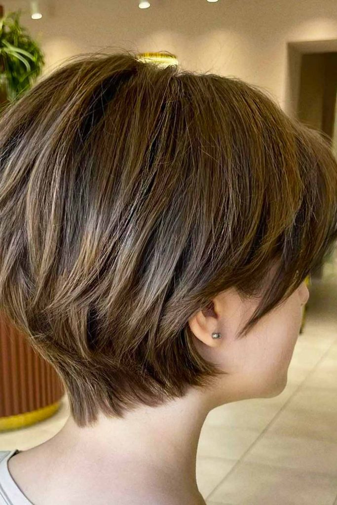 Long Straight Pixie Cut #layeredhaircuts #layeredhair #haircuts