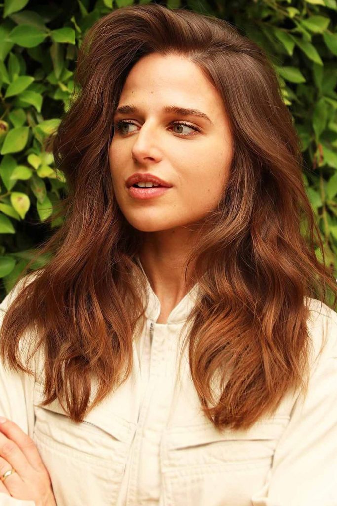 Side Parted Layered Hair #layeredhaircuts #layeredhair #haircuts