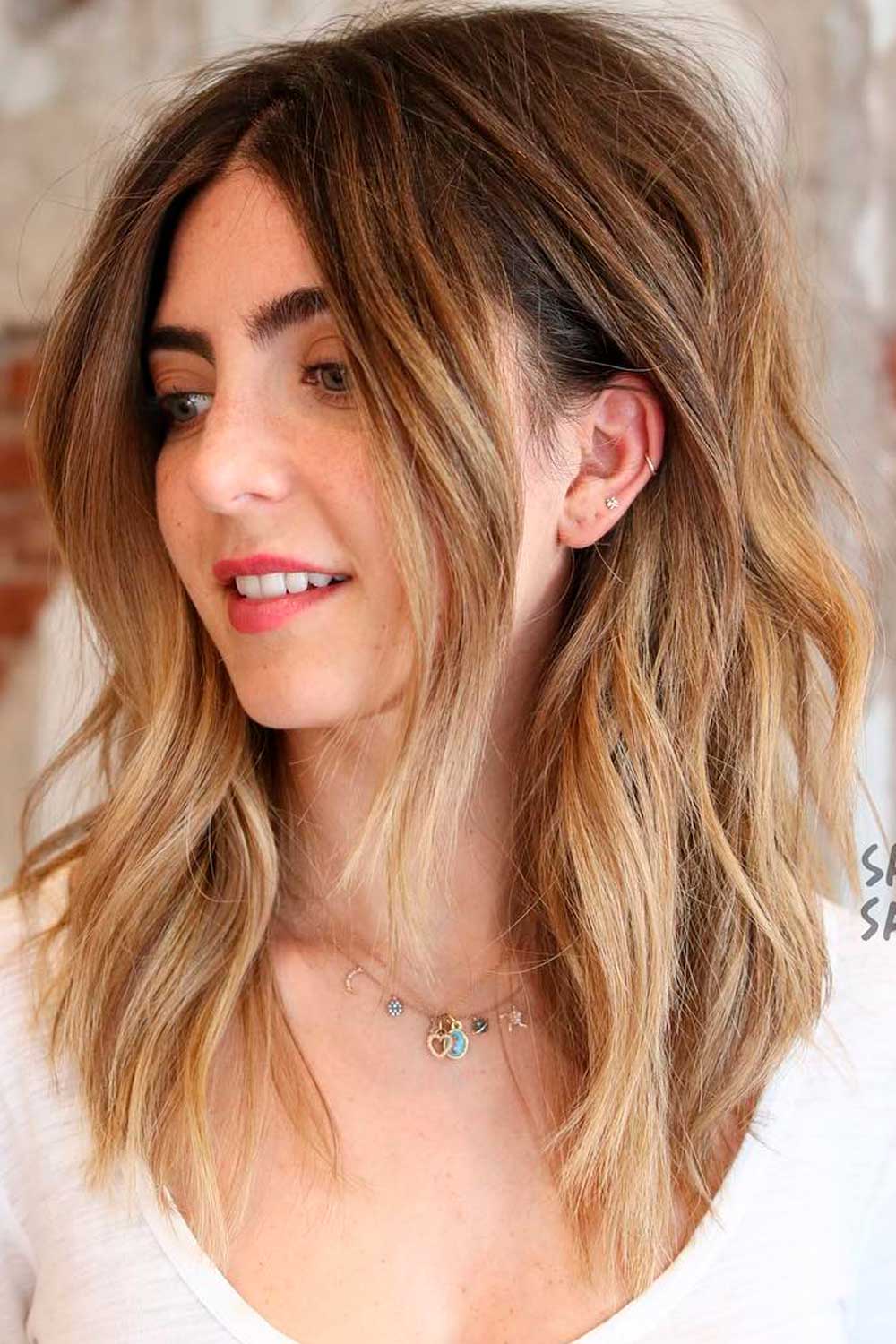 Asymmetrical Long Haircuts