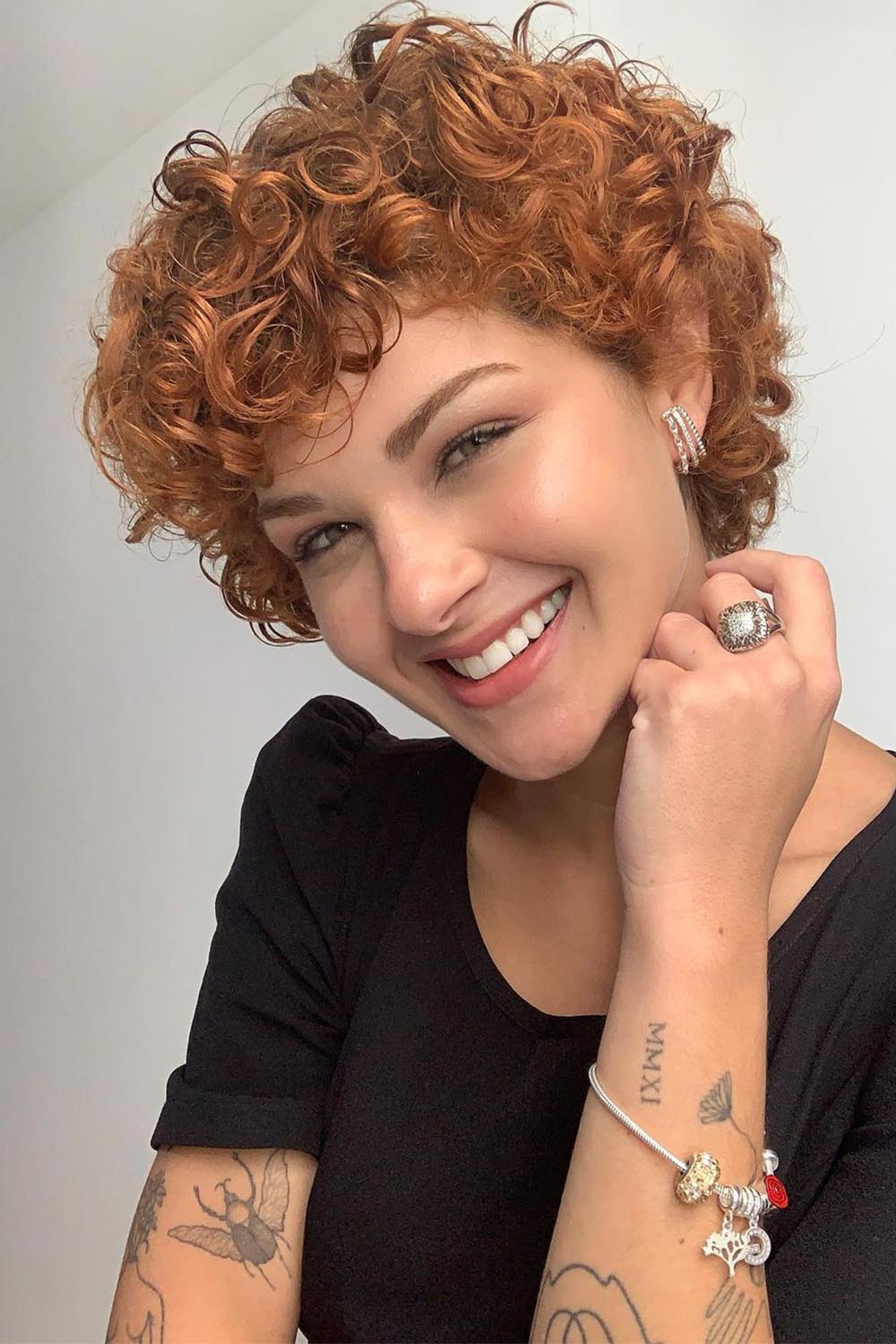 Red Curly Bob