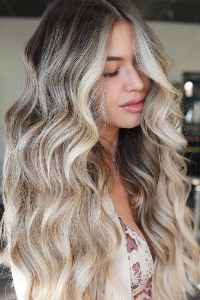 Platinum Blonde Sombre Hair
