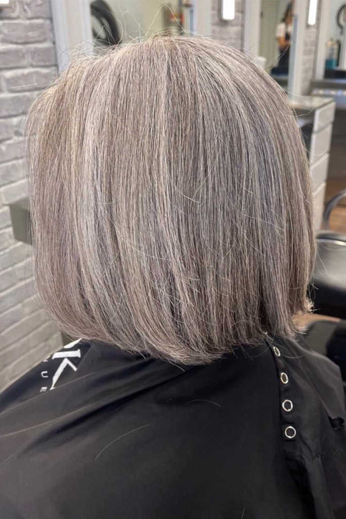 Salt and Pepper Short Hairstyle