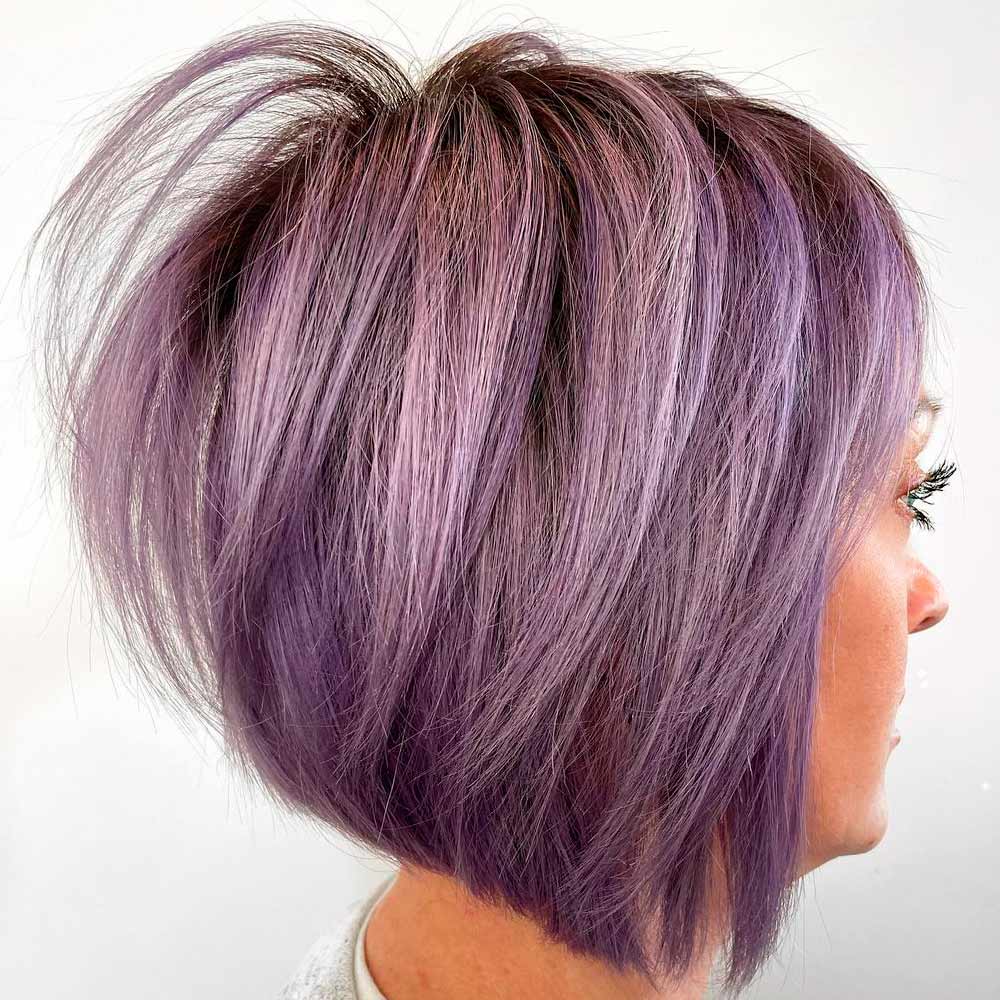 Layered Bobs With Bold Highlights