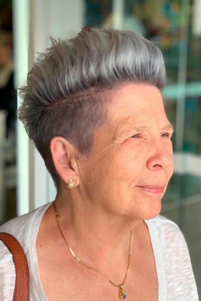 Platinum Blonde Styling For A Short Haircut