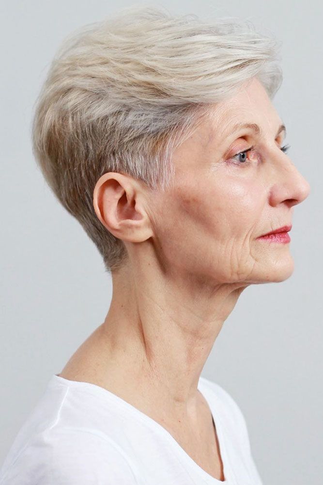 Long Pixie With Crown Layers #pixie #shorthair