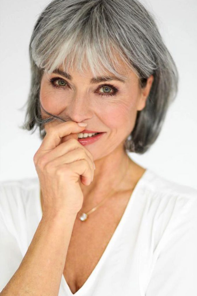 Grey Bob Short Hairstyle