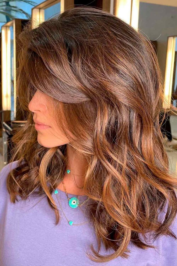 Stylish Side Bangs