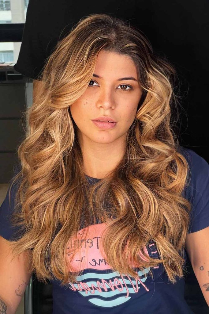 True Gold With Black Roots