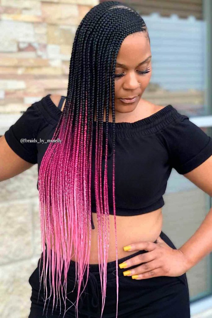 Tribal Braids with Color Blends 