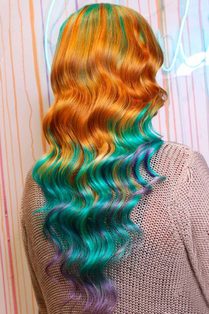 Long Wavy V-Cut Style #vcuthairshape #vcuthair #vhaircut